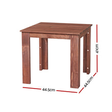 Load image into Gallery viewer, Gardeon Outdoor Wooden Coffee Side Table Brown