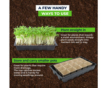 Load image into Gallery viewer, Seedling Trays Durable Reusable Garden Greens 72 PC Set