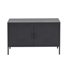 Load image into Gallery viewer, Artiss Buffet Sideboard Metal Cabinet - Charcoal
