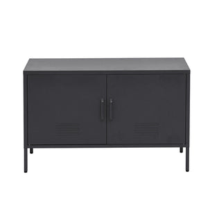 Artiss Buffet Sideboard Metal Cabinet - Charcoal