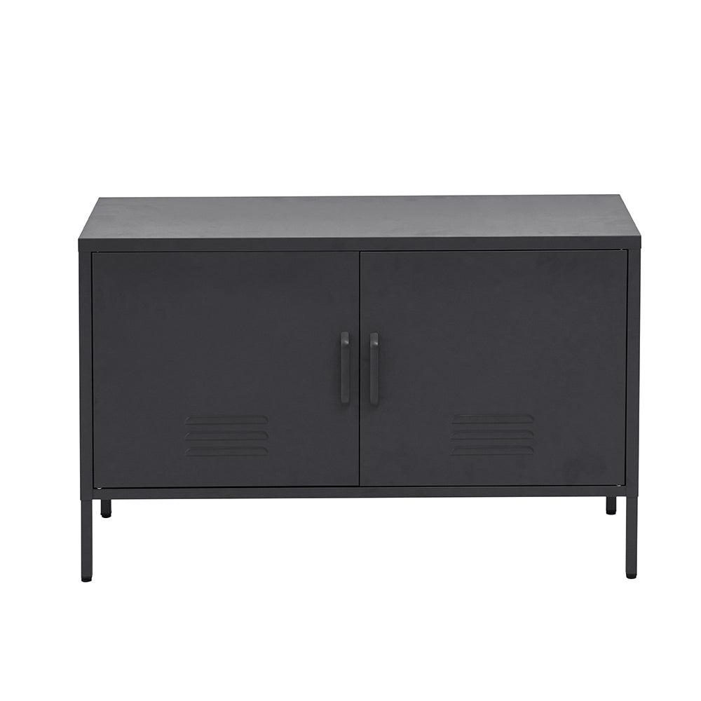 Artiss Buffet Sideboard Metal Cabinet - Charcoal