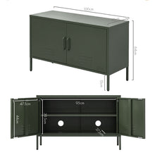 Load image into Gallery viewer, Artiss Buffet Sideboard Metal Cabinet - Green

