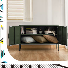 Load image into Gallery viewer, Artiss Buffet Sideboard Metal Cabinet - Green
