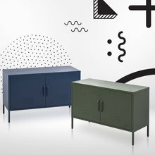 Load image into Gallery viewer, Artiss Buffet Sideboard Metal Cabinet - Green
