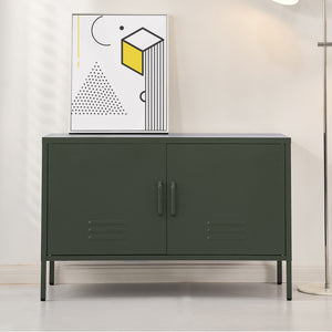 Artiss Buffet Sideboard Metal Cabinet - Green