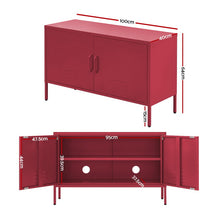 Load image into Gallery viewer, Artiss Buffet Sideboard Metal Cabinet - Pink
