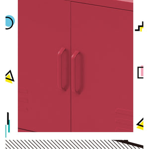 Artiss Buffet Sideboard Metal Cabinet - Pink