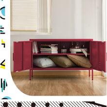 Load image into Gallery viewer, Artiss Buffet Sideboard Metal Cabinet - Pink
