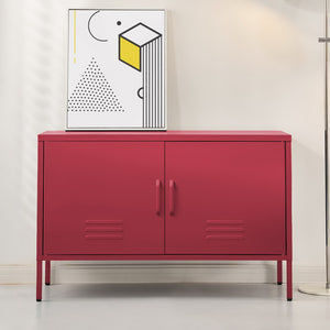Artiss Buffet Sideboard Metal Cabinet - Pink
