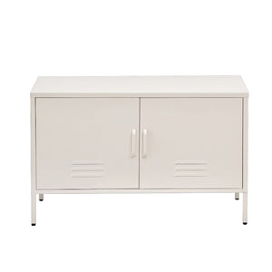 Artiss Buffet Sideboard Metal Cabinet - White