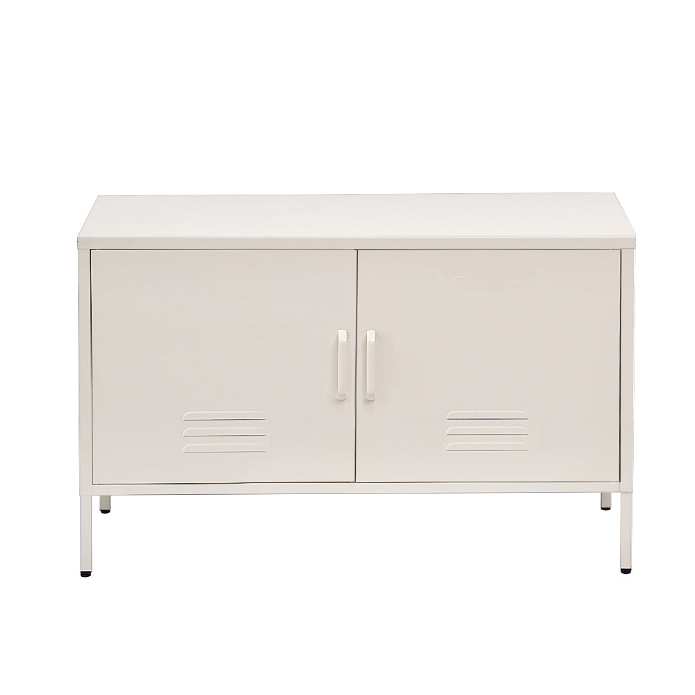Artiss Buffet Sideboard Metal Cabinet - White