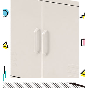 Artiss Buffet Sideboard Metal Cabinet - White