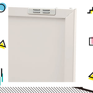 Artiss Buffet Sideboard Metal Cabinet - White