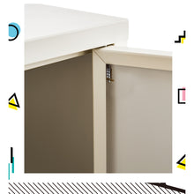 Load image into Gallery viewer, Artiss Buffet Sideboard Metal Cabinet - White
