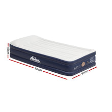 Load image into Gallery viewer, Weisshorn Air Mattress Single Inflatable Bed 46cm Air bed Grey
