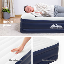 Load image into Gallery viewer, Weisshorn Air Mattress Single Inflatable Bed 46cm Air bed Grey
