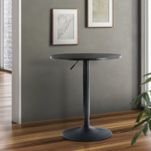 Load image into Gallery viewer, Artiss Bar Table Gas Lift Round Black

