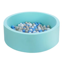 Load image into Gallery viewer, Keezi Kids Foam Ball Pit Round Blue 90cm
