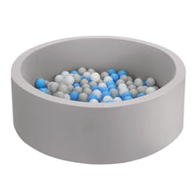 Load image into Gallery viewer, Keezi Kids Foam Ball Pit Round Grey 90cm
