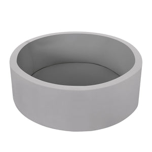Keezi Kids Foam Ball Pit Round Grey 90cm