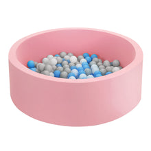 Load image into Gallery viewer, Keezi Kids Foam Ball Pit Round Pink 90cm
