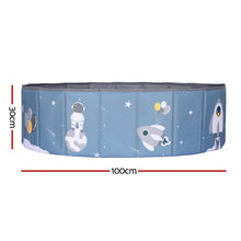Load image into Gallery viewer, Keezi Kids Toddler Ball Pit Spaceman Blue
