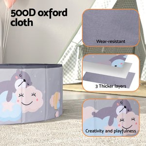 Keezi Kids Toddler Ball Pit Teddy Cloud Grey