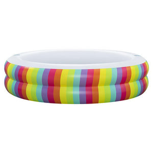 Bestway Kids Inflatable Round Pool Rainbow 206cm