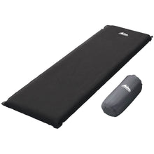 Load image into Gallery viewer, Weisshorn Self Inflating Mattress Camping Sleeping Mat Air Bed Pad Single Black
