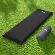Load image into Gallery viewer, Weisshorn Self Inflating Mattress Camping Sleeping Mat Air Bed Pad Single Black
