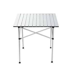 Weisshorn Folding Camping Table 70CM Roll Up