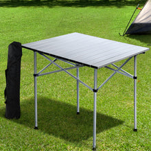Load image into Gallery viewer, Weisshorn Folding Camping Table 70CM Roll Up
