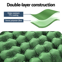 Load image into Gallery viewer, Weisshorn Self Inflating Mattress Camping Sleeping Mat Air Bed Pad Single Pillow

