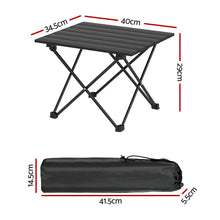 Load image into Gallery viewer, Weisshorn Folding Camping Table 40CM Roll Up
