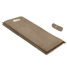 Load image into Gallery viewer, Weisshorn Self Inflating Mattress Camping Sleeping Mat Air Bed Single Coffee
