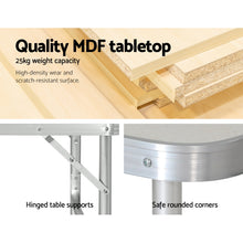 Load image into Gallery viewer, Weisshorn Foldable Kitchen Camping Table 90cm
