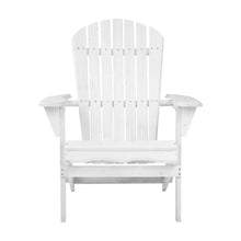 Load image into Gallery viewer, Gardeon Adirondack Wooden Outdoor Hamptons Chair White
