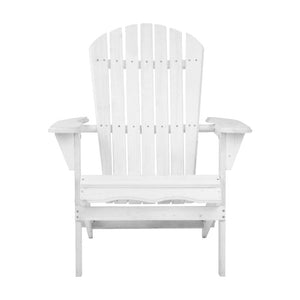 Gardeon Adirondack Wooden Outdoor Hamptons Chair White