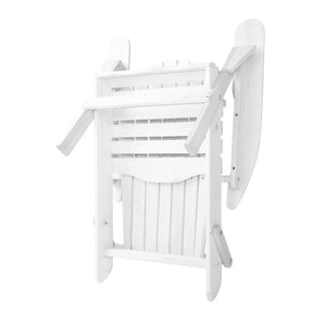 Gardeon Adirondack Wooden Outdoor Hamptons Chair White