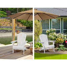 Load image into Gallery viewer, Gardeon Adirondack Wooden Outdoor Hamptons Chair White

