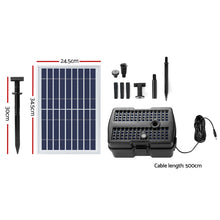 Load image into Gallery viewer, Gardeon Solar Pond Pump Water Fountain With Filter Box 800Lt
