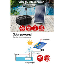 Load image into Gallery viewer, Gardeon Solar Pond Pump Water Fountain With Filter Box 800Lt
