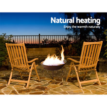 Load image into Gallery viewer, Grillz Fire Pit Cast Iron Rustic 70cm
