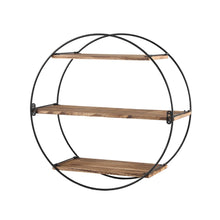 Load image into Gallery viewer, Artiss Floating Wall Shelf Round 3-Tier
