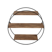 Load image into Gallery viewer, Artiss Floating Wall Shelf Round 3-Tier
