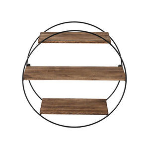 Artiss Floating Wall Shelf Round 3-Tier