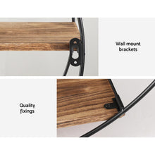 Load image into Gallery viewer, Artiss Floating Wall Shelf Round 3-Tier
