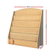 Load image into Gallery viewer, Keezi Kids Bookshelf Display Organiser Rack Wooden
