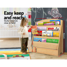 Load image into Gallery viewer, Keezi Kids Bookshelf Display Organiser Rack Wooden
