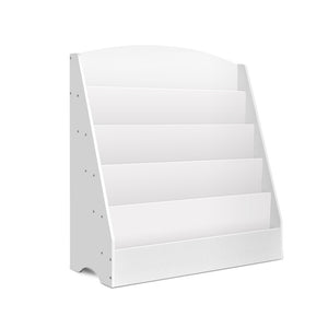 Keezi Kids Bookshelf Display Organiser Rack White